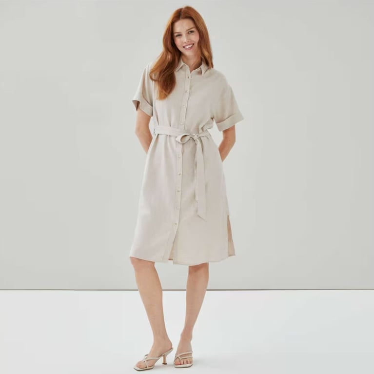 knee length dresses for ladies Texas Sun Linen Mini Dress main image 1