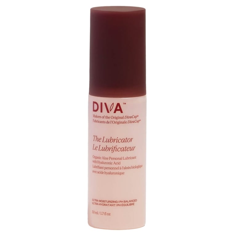 A bottle of Diva lubrication