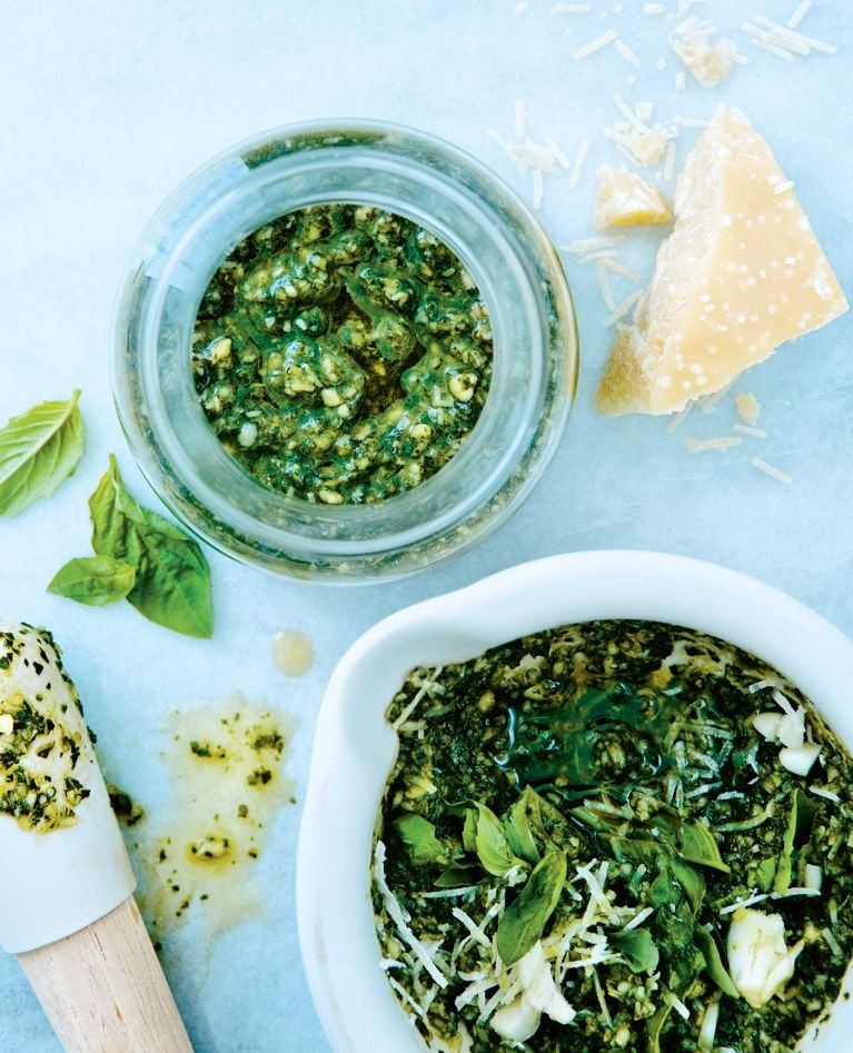 Beautiful basil pesto recipe