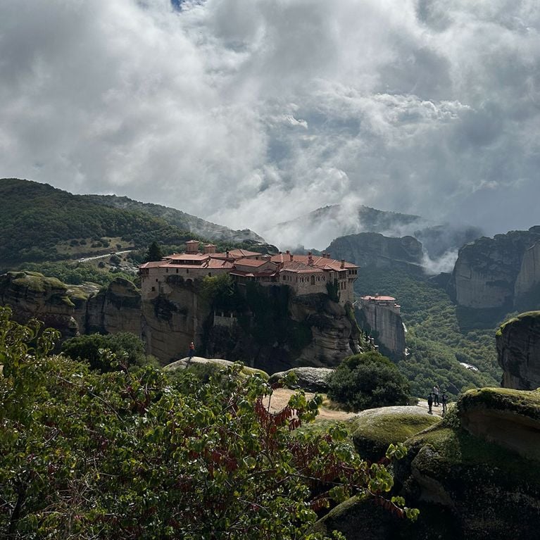 A photo of Meteora for a review of the Club Med Gregolimano resort in Greece.