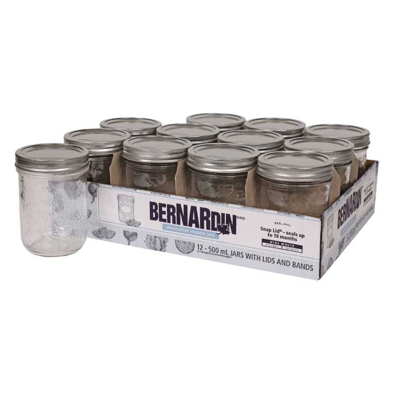 Cottagecore Decor Ideas: Bernardin Wide Mouth Decorative Glass Mason Jars
