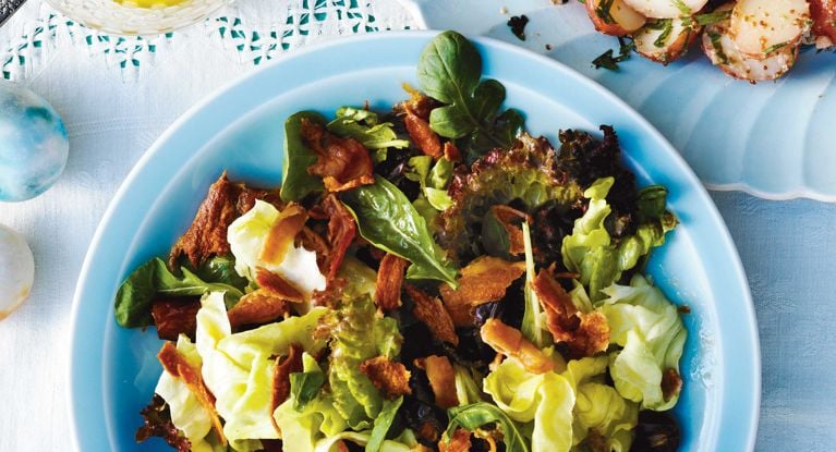 Green Salad With Bacon & Dates