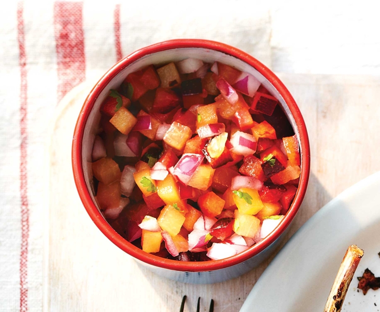 Summer Plum Salsa