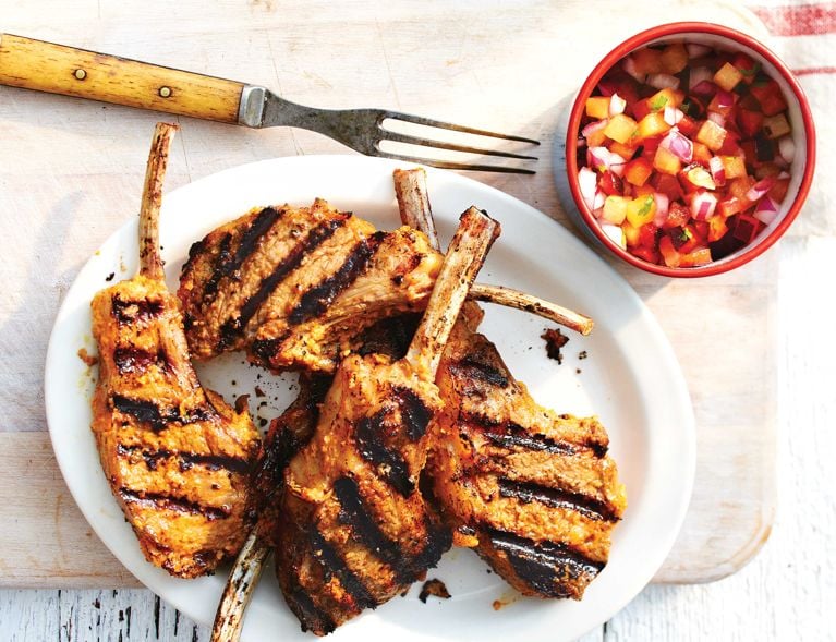 Tandoori-Style Grilled Lamb Chops