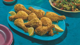 Shake And Bake-Style Drumsticks