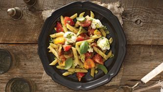 Pesto Penne Rigate With Buffalo Mozzarella