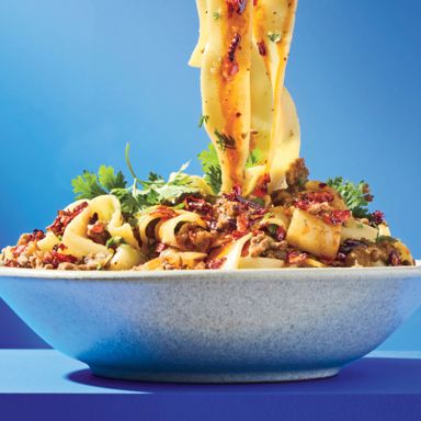 Cumin-Scented Lamb Noodles with Chili Oil