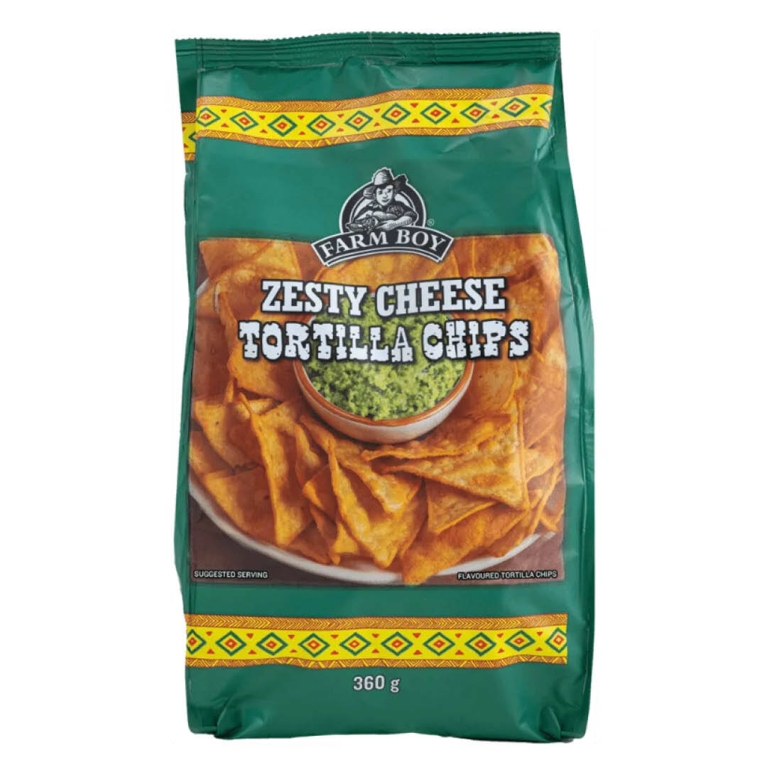 A bag of tortilla chips for a story on Farm Boy Snacks.