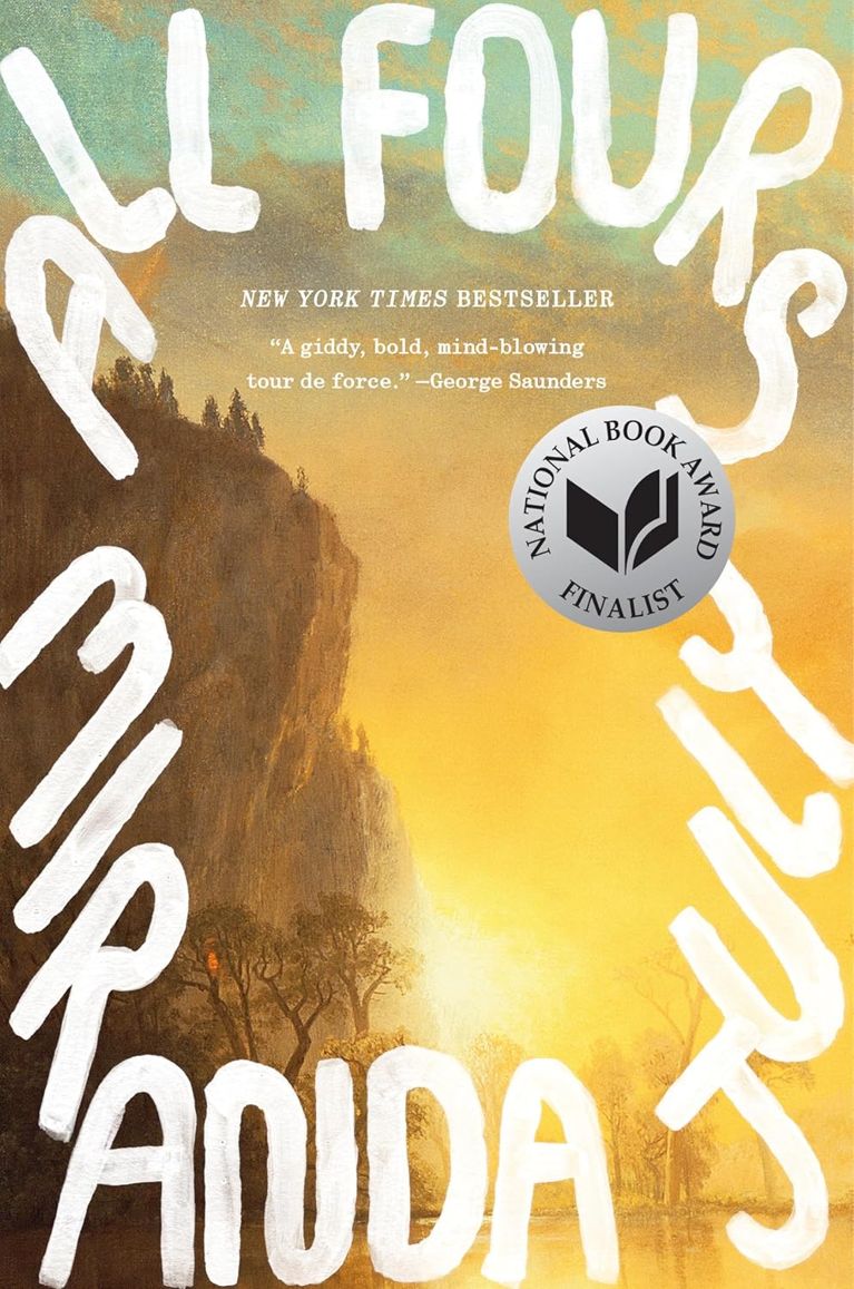 The cover of All Fours by Miranda July, used in a post on how to start a book club.