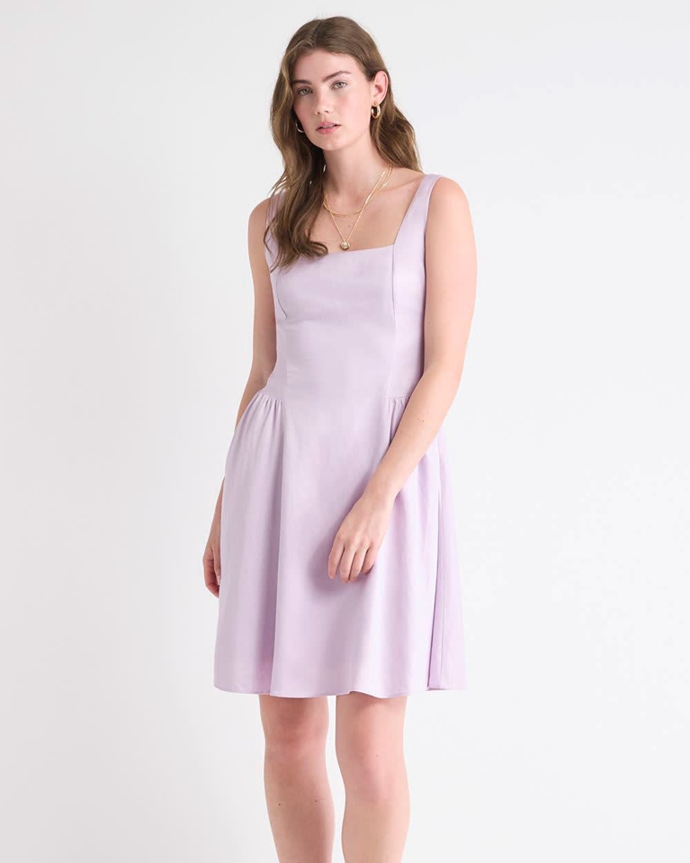 strapless open back dress Tween Girls' Sleeveless Contrast Mesh Sequin Dress – Elonnashop main image 0