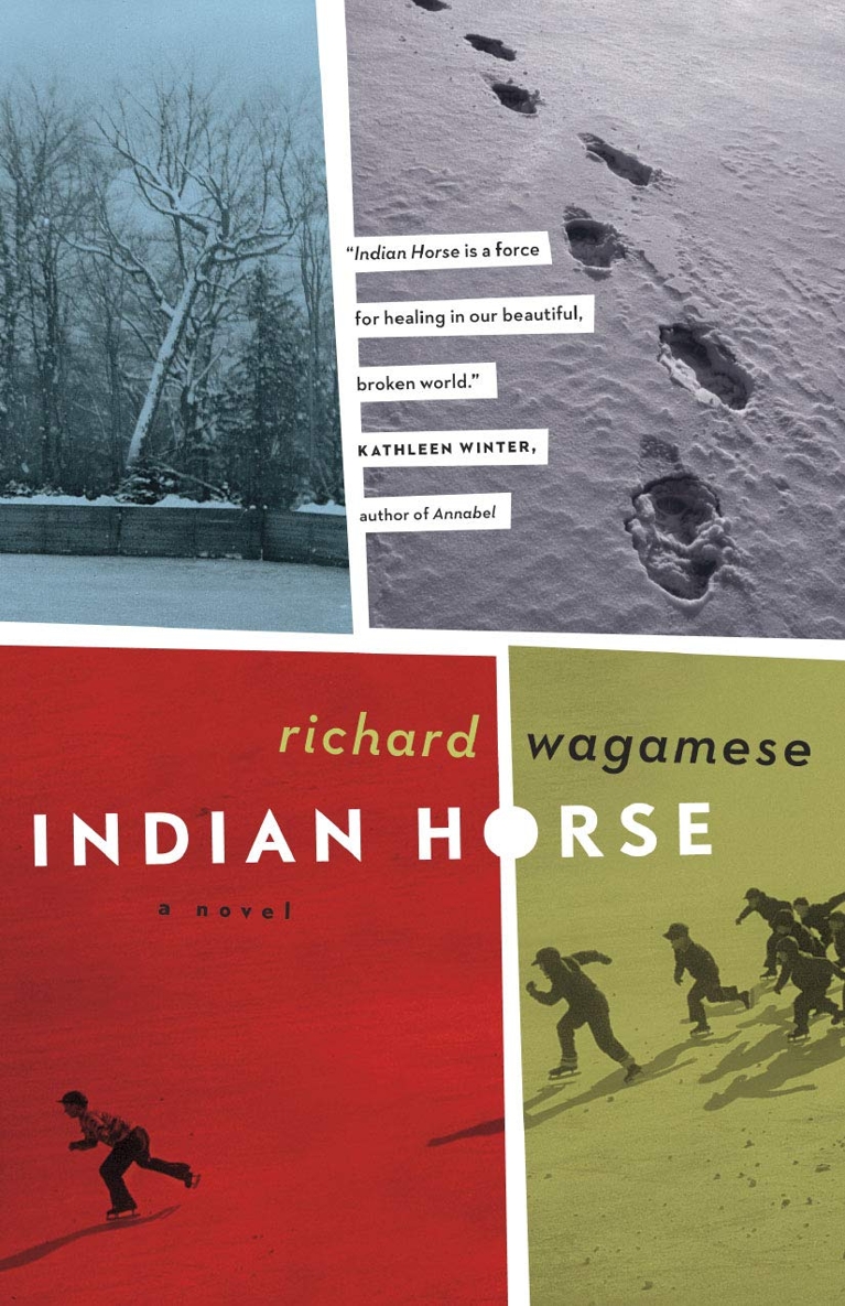 The cover of Indian Horse by Richard Wagamese, used in a post on how to start a book club.