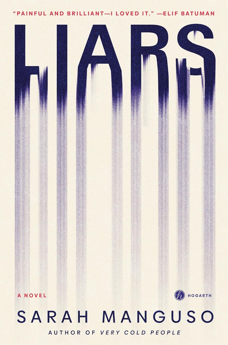 The cover of Liars by Sarah Manguso, used in a post on how to start a book club.