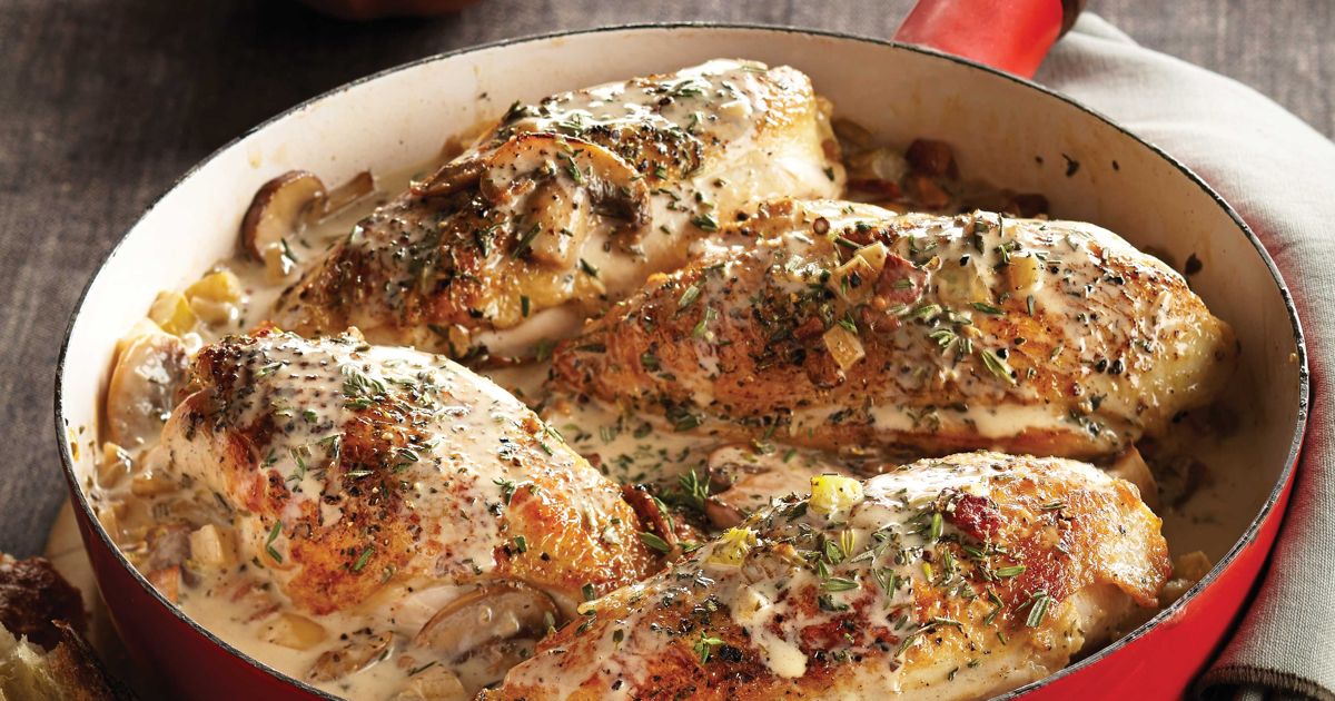 Coq Au Vin Blanc Recipe - Chatelaine
