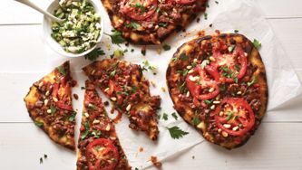 Turkish-Style Naan Pizza