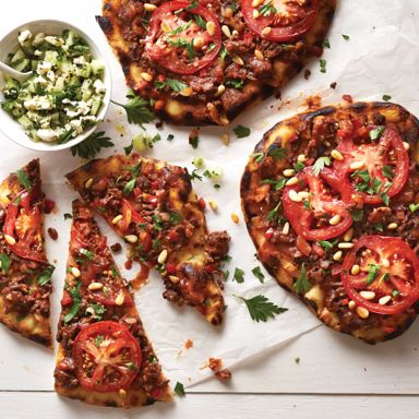 Turkish-Style Naan Pizza