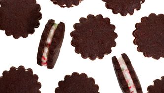 Chocolate-Peppermint Sandwich Cookies