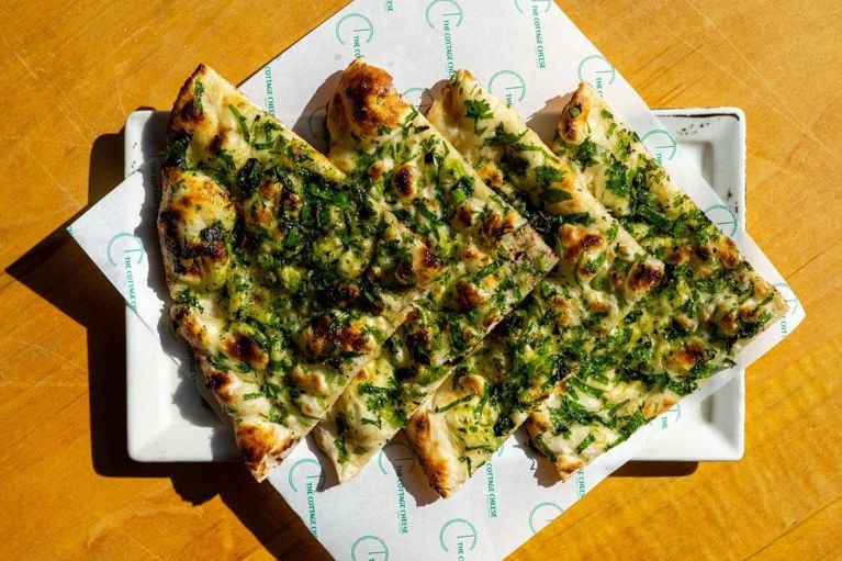 Green Garlic Naan