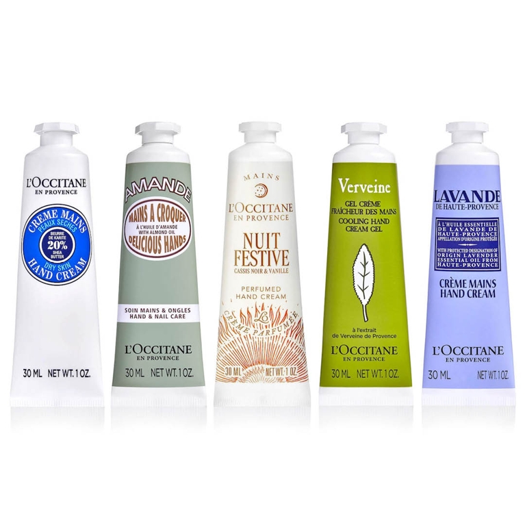 A L'Occitane Soften & Go Hand Creams​ Gift Set for an article about the best holiday beauty gift sets for 2025.