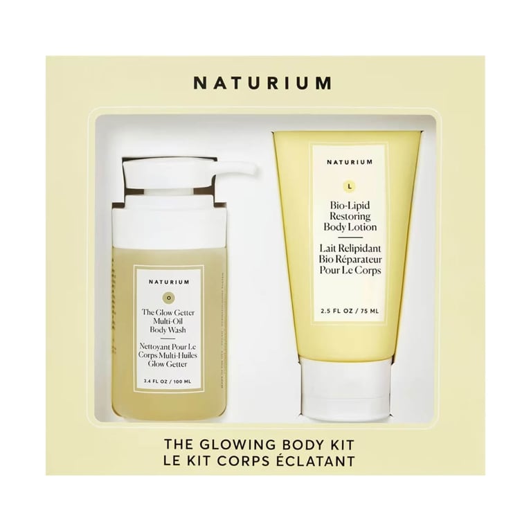 A Naturium Glowing Body Kit for an article about the best holiday beauty gift sets for 2025.