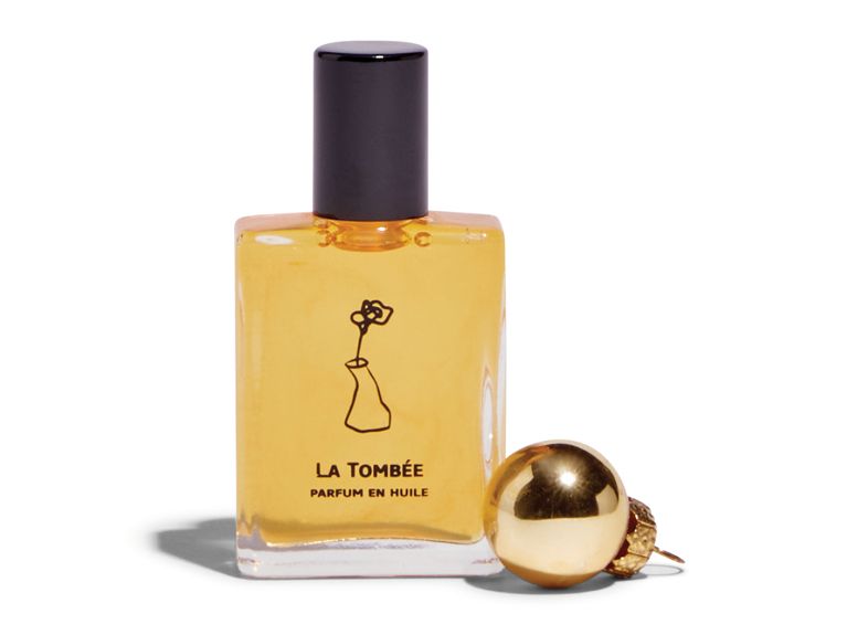 A bottle of roll-on perfume from brand La Tombée.