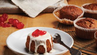 Christmas Pudding Muffins