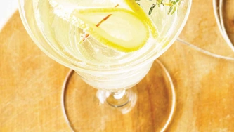 Lemon-Thyme Wine Spritzer