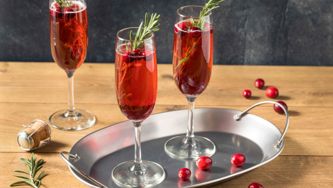 Nigella Lawson's Poinsettia Cocktail
