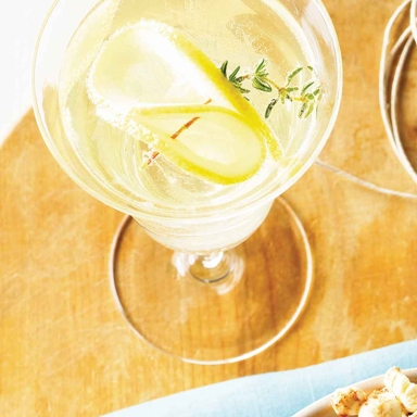 Lemon-Thyme Wine Spritzer