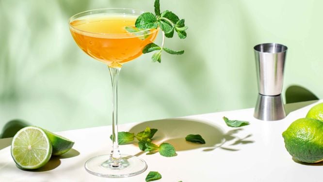 Sparkling Whisky Cocktail