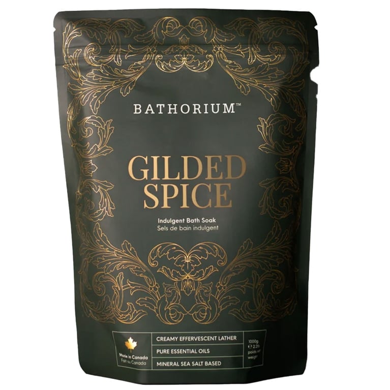 A black pouch of bath salts from Bathorium in a post about best black Friday deals canada.