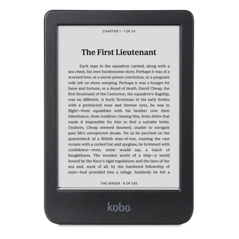 A black-and-white kobo e-reader in a post about best black friday deals canada.