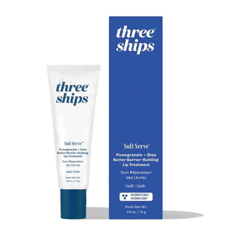 A white and blue tube of Three Ships soft serve lip treatment in a post about best black friday deals canada.