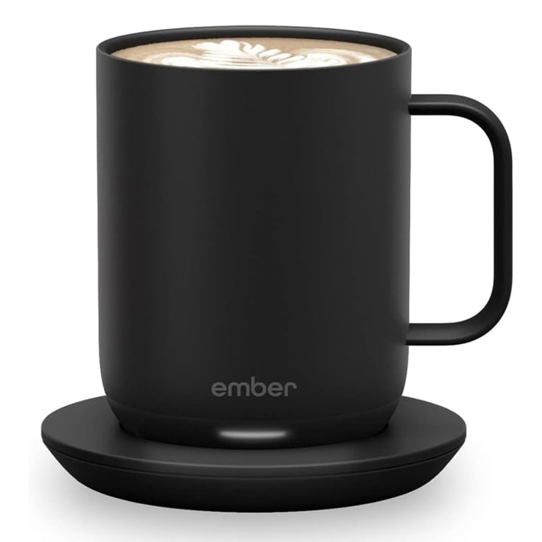 A black Ember Temperature Control Smart Mug for an article about the best self-care gifts for pampering for the holidays.