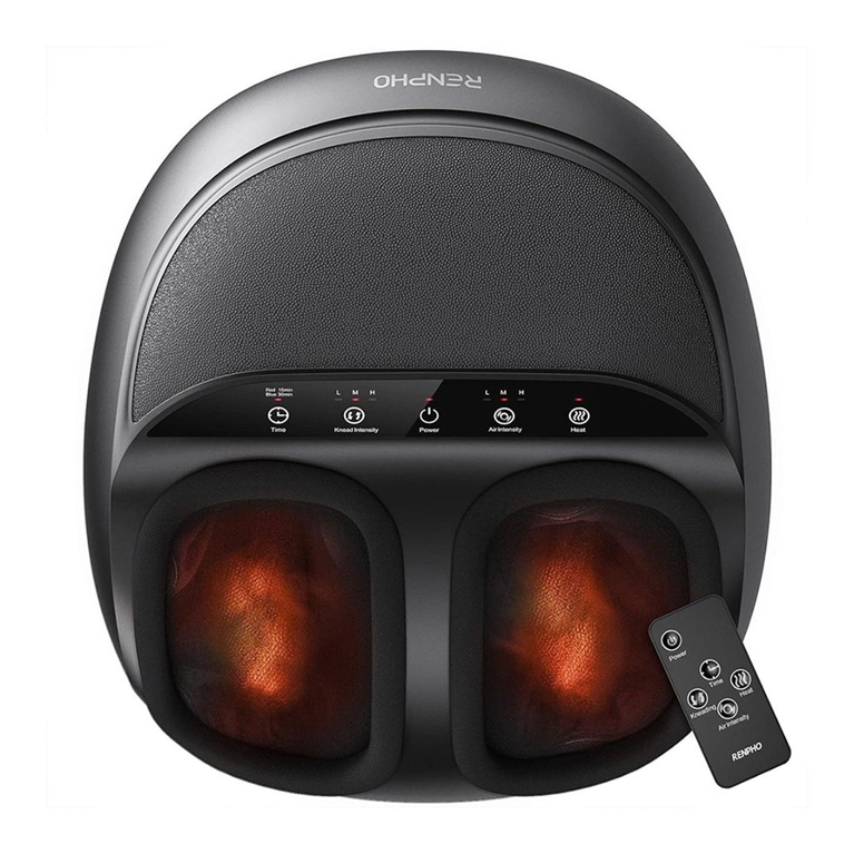 A Renpho Foot Massager Machine with Heat for an article about the best self-care gifts for pampering for the holidays.