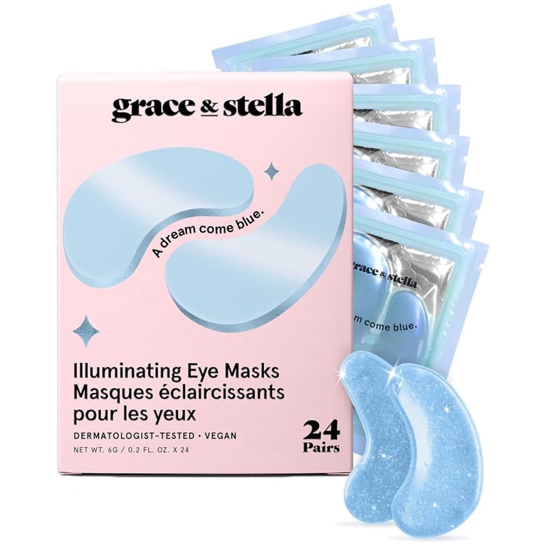 A box of Grace & Stella Illuminating Eye Masks for an article about the best stocking stuffers ideas for the holidays.