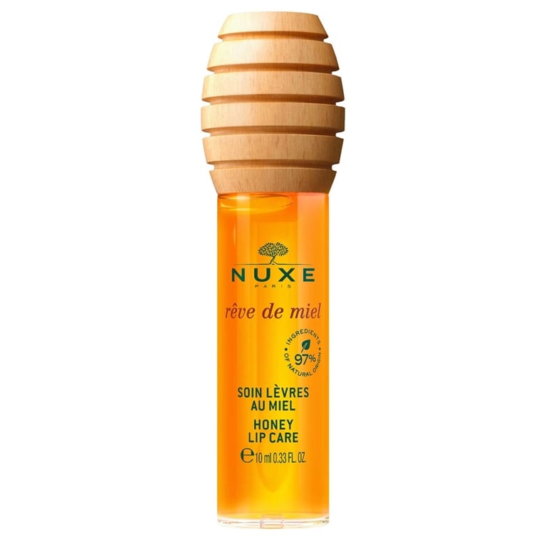 A Nuxe Honey Lip Care lip oil for an article about the best stocking stuffers ideas for the holidays.