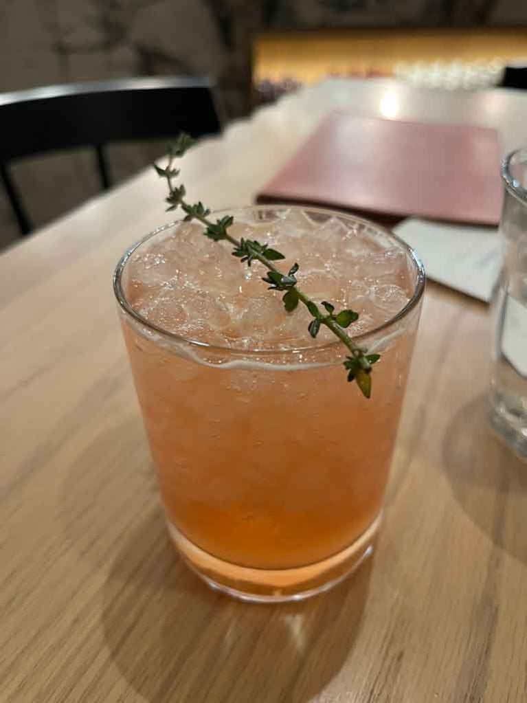 A cocktail at the royal hotel