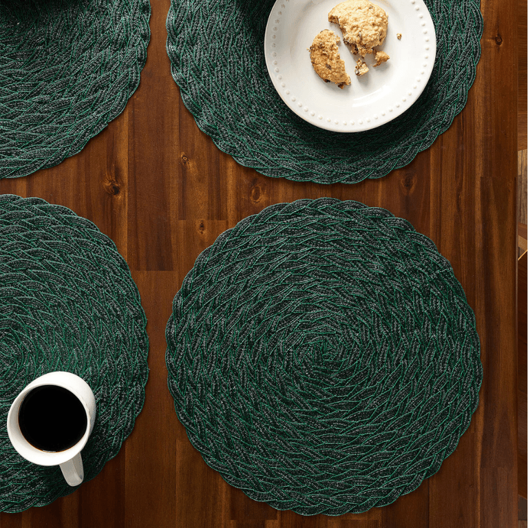 Simons Holiday Collection Sale: Simons Maison Shimmering Braids Placemats