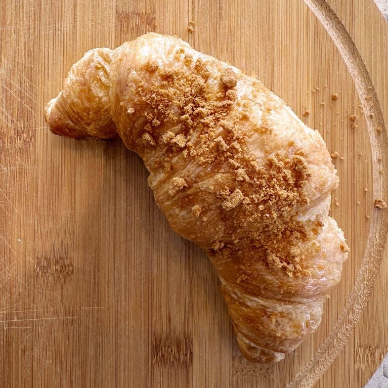 A Tim Hortons Biscoff Croissant.