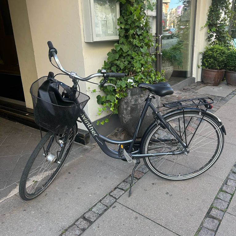A bike for an article about what to do in Copenhagen.