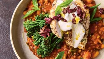 Jamie Oliver’s Lemon Tahini Chicken and Grains