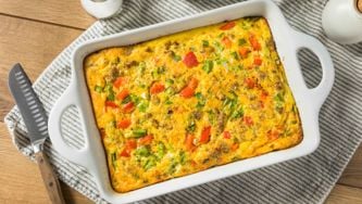 Savoury Egg And Cheese Bake