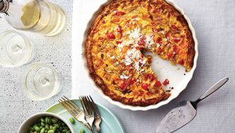 Gluten-Free Onion Quiche With Potato Crust