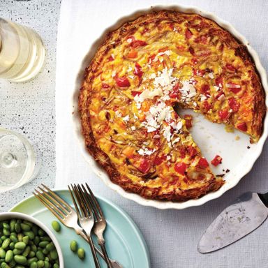 Gluten-Free Onion Quiche With Potato Crust