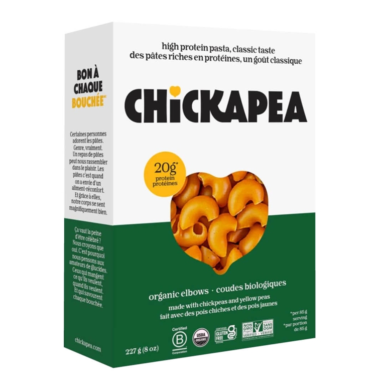 A box of Chickapea pasta for an article about the best purchases our editors made in November 2025.
