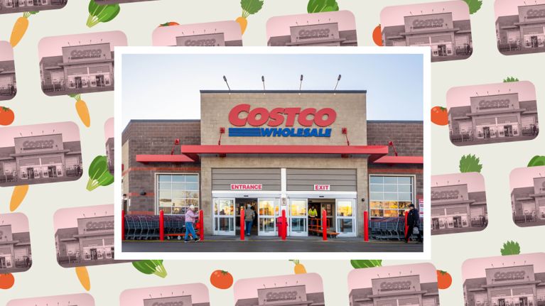 A collage of Costco stores, for a post about shopping smart at Costco.