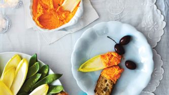 Molten Goat-Cheese Dip