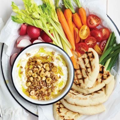 Creamy Labneh With Spiced Nuts