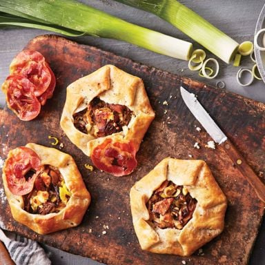 Leek And Pancetta Galette