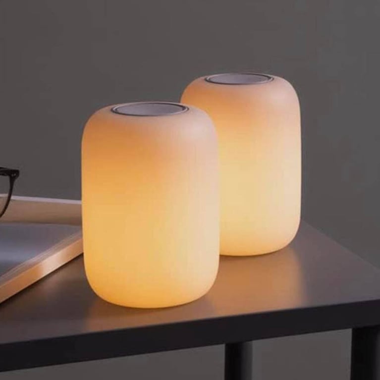 A set of Casper Glow lights for an article about how to curate a cozy night in.